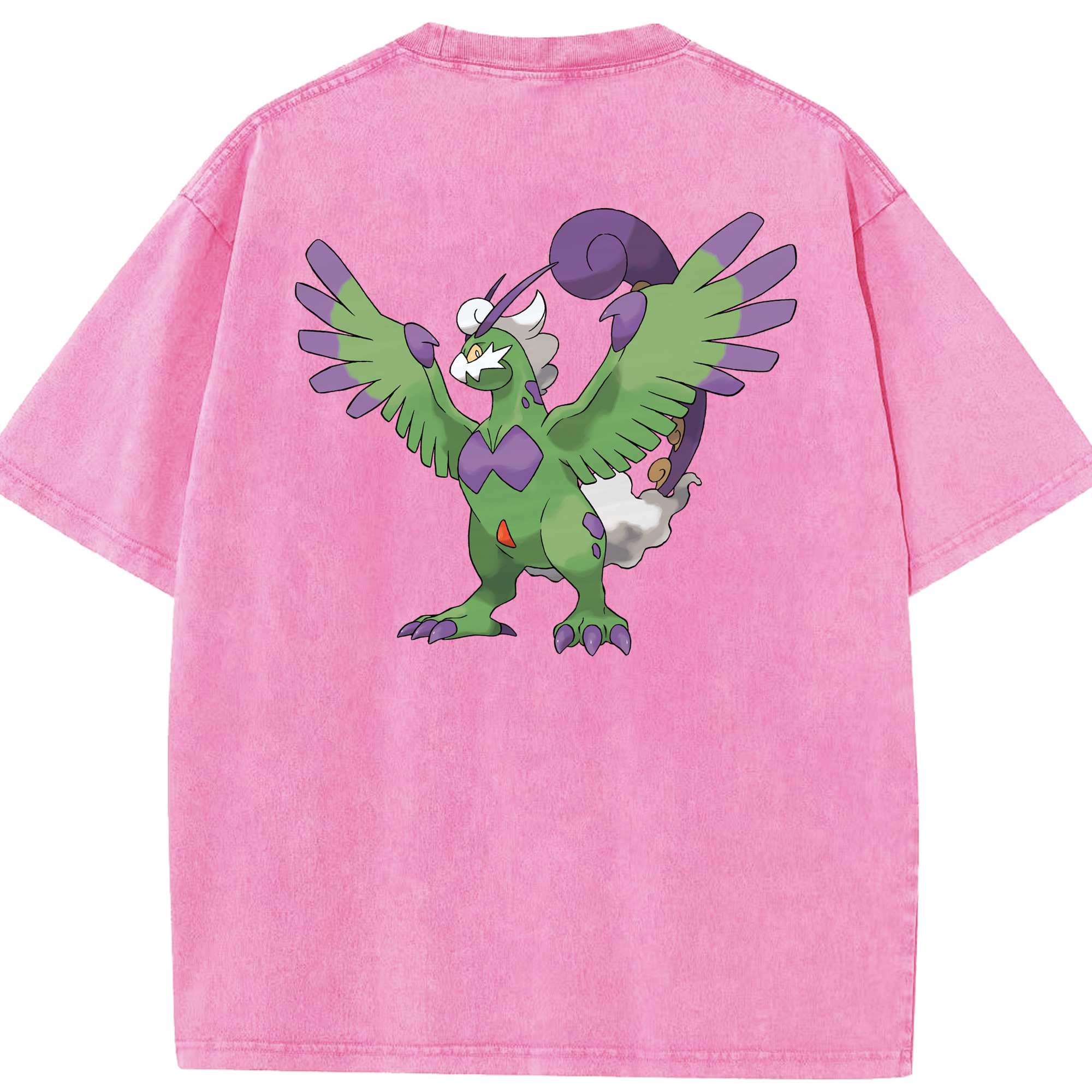 （画像用） ポケットモンスター Pokémon 綿100% ヴィンテージ風 半袖Tシャツ（背面プリント）